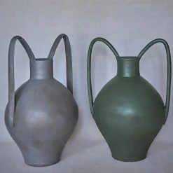 Ceramiche Ceccarelli Vaso Anfora 2 Verde