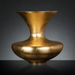 VGnewtrend Vaso Anfora Master in foglia d'oro