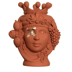 Stefania Boemi Vaso arancione Donna Assunta