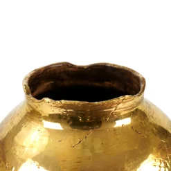 deBlona Vaso Astra in ceramica oro di Gabriele Mengoni