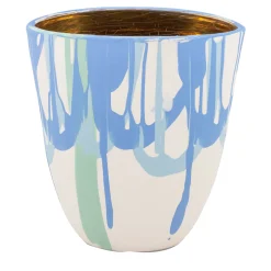 Coralla Maiuri Vaso azzurro e oro