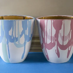 Coralla Maiuri Vaso azzurro e oro
