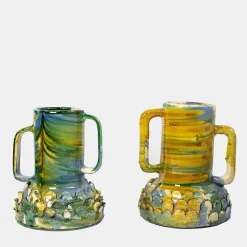 Signora Luna Vaso Bradamante Specchio Giallo