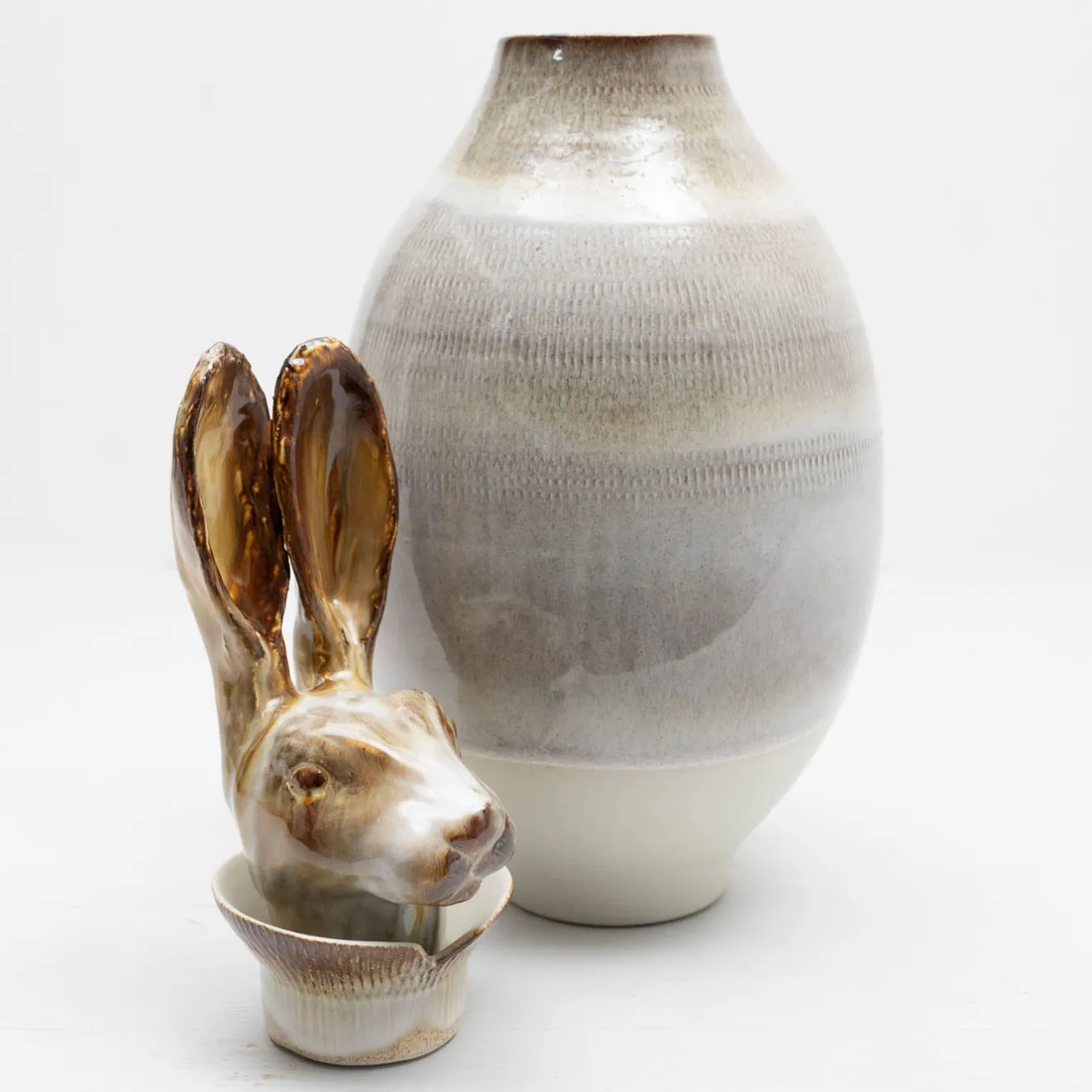 Amaaro Vaso Canopo Lepre Bianco XL