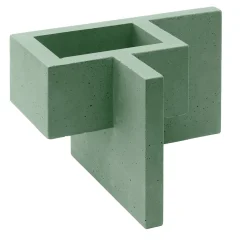 Paolo Giordano Vaso Chandigarh II verde menta