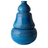 Bitossi Ceramiche Vaso con Due Elementi Blu di Aldo Londi