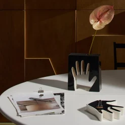 Cassina Vaso da fiori nero Impronta di Ico Parisi