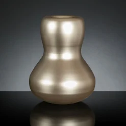 VGnewtrend Vaso decorativo Bean Satin Beige #1