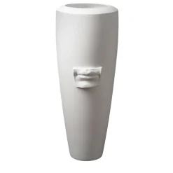 VGnewtrend Vaso decorativo bianco Obice David's Mouth