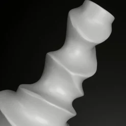 VGnewtrend Vaso decorativo grigio piccolo Sharp Pei