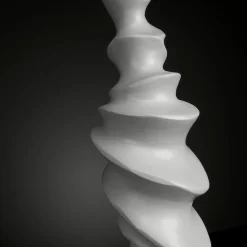 VGnewtrend Vaso decorativo grigio piccolo Sharp Pei