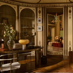 Aina Kari Vaso decorativo in vetro di Murano dorato Stravedamento