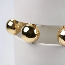 deBlona Vaso Decorativo Kósmos in Ceramica Bianca