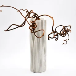 Design Center 1991 Vaso Decorativo Paesaggio 21 Bianco di Nino Basso