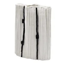 Design Center 1991 Vaso Decorativo Paesaggio 18 #1 bianco di Nino Basso