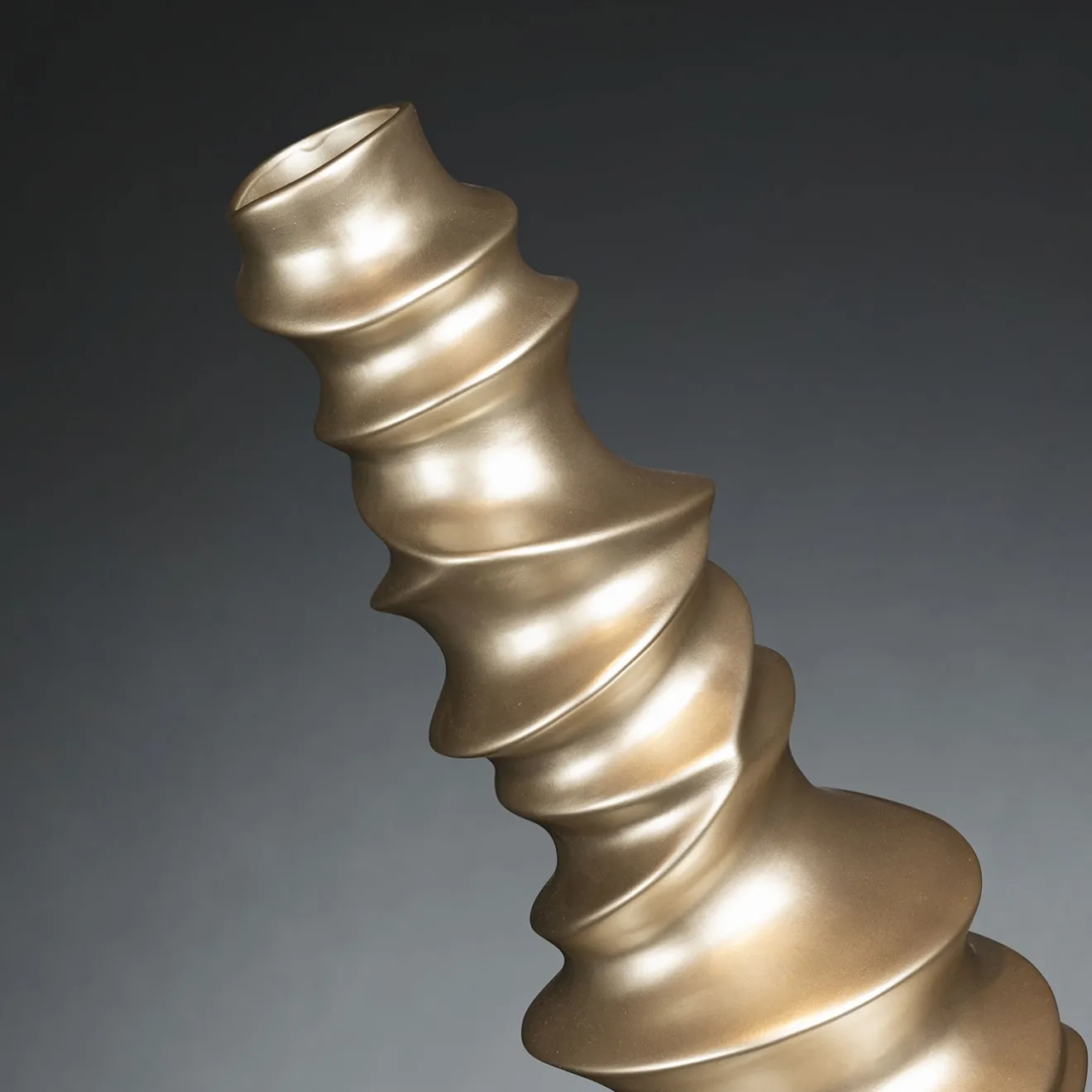 VGnewtrend Vaso decorativo Sharp Pei Pearly Beige