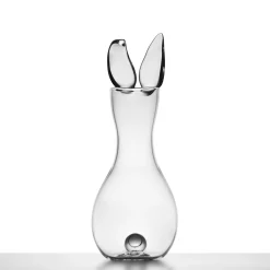 Simone Crestani Vaso Decorativo Trasparente Bunny