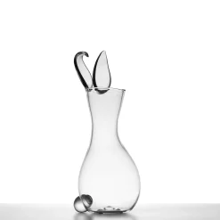 Simone Crestani Vaso Decorativo Trasparente Bunny