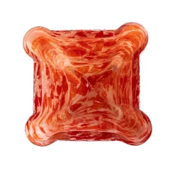 Stories Of Italy Vaso di vetro a secchiello rosso