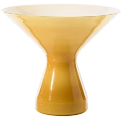 Venini Vaso di vetro giallo Ballerina