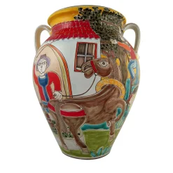 Ceramiche De Simone Vaso DS Raccolta di olive