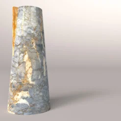 Carcino Design Vaso Elara Breccia di Versailles e Giallo Siena