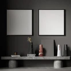 Carcino Design Vaso Elara Rosso Francia e Bianco Carrara