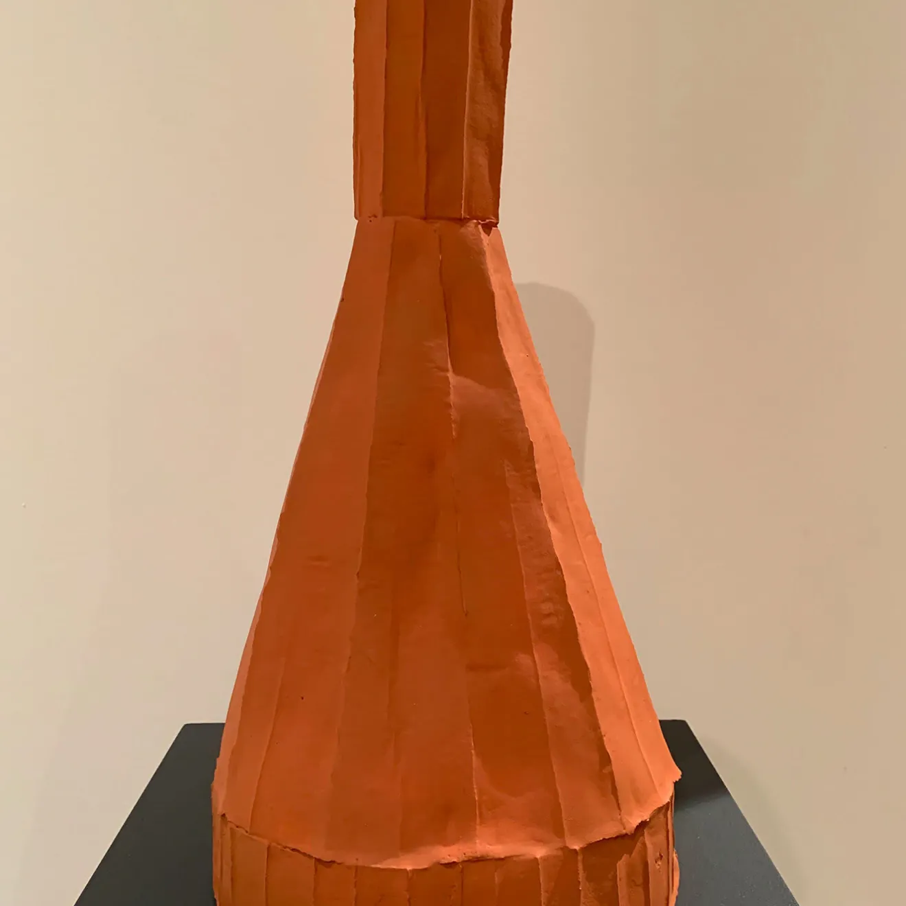 Paola Paronetto Vaso Etna Corteccia D15/Mattone