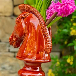 Romarin Vaso figurativo in ceramica Cheval Blanc