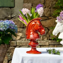 Romarin Vaso figurativo in ceramica Cheval Blanc