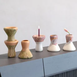 Sabrina Sguanci Baroni Vaso Fluid Green Marble