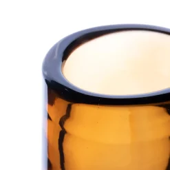 Purho Vaso grande Cilindro - Lucido - Miele