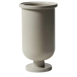 Paola C Vaso in ceramica grigio Base di Aldo Cibic
