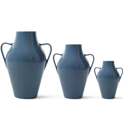 SANTOPECCATORE Vaso in Ceramica Quartara Azzurro