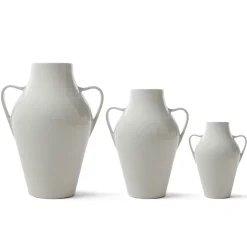 SANTOPECCATORE Vaso in Ceramica Quartara Bianco