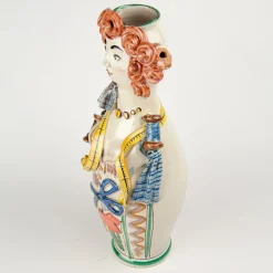 Alessandro Iudici Vaso in ceramica The Seamstress