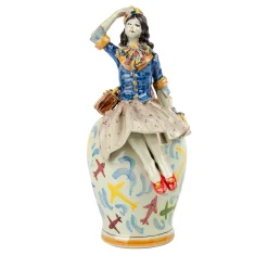 Alessandro Iudici Vaso in ceramica The Traveler