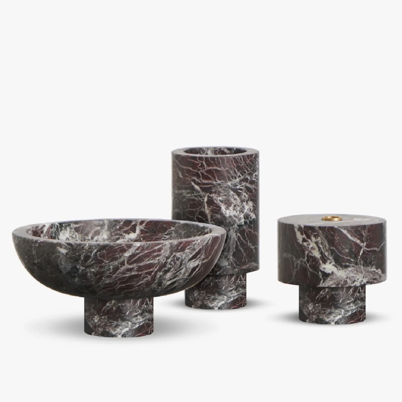 MMairo Vaso Inside Out Red Levanto di Karen Chekerdjian