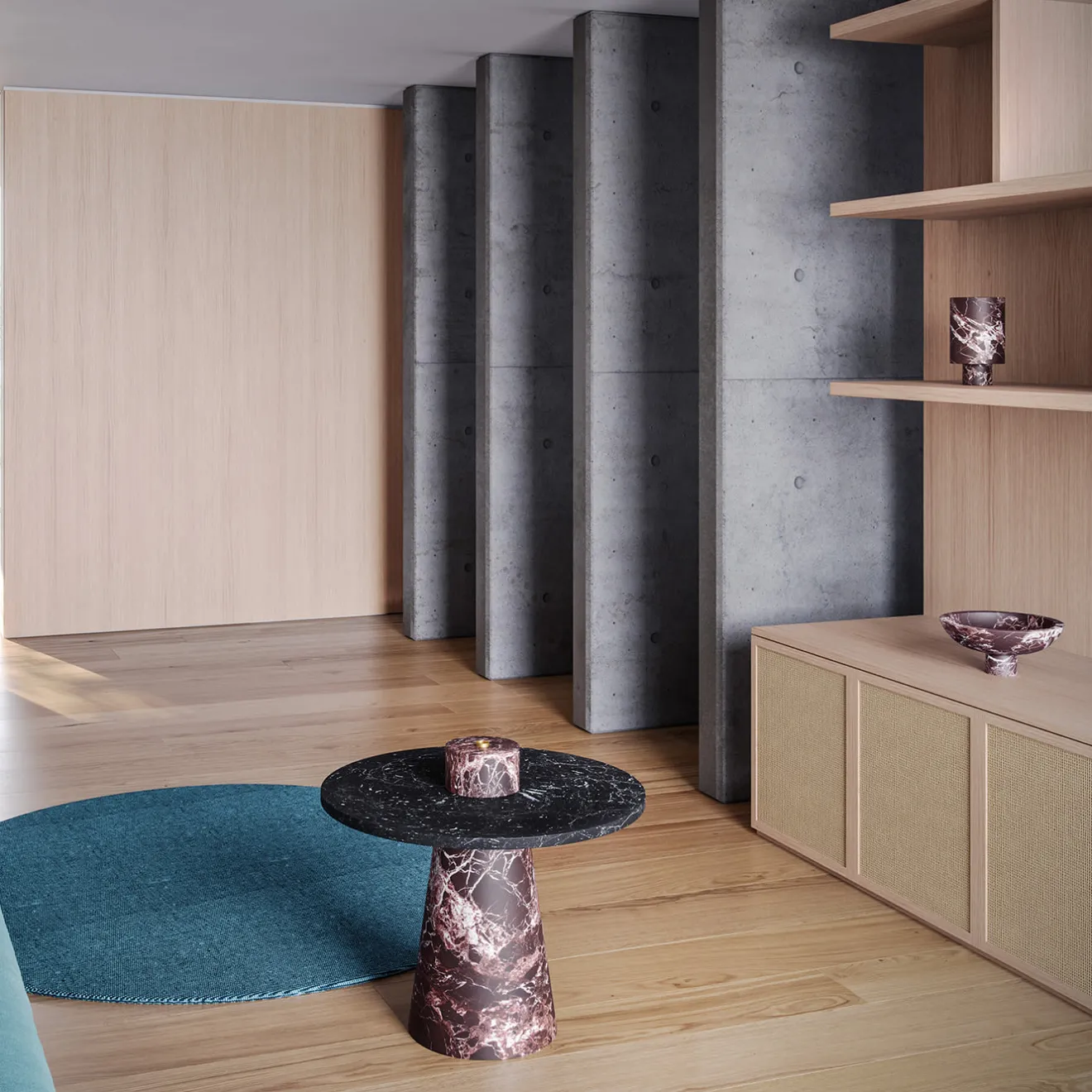 MMairo Vaso Inside Out Red Levanto di Karen Chekerdjian