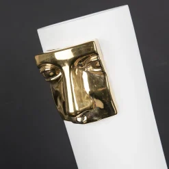 VGnewtrend Vaso Juno's Nose Bianco e Oro