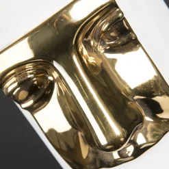 VGnewtrend Vaso Juno's Nose Bianco e Oro