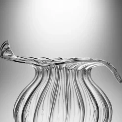 Casarialto Vaso Millerighe Grande in Vetro Trasparente