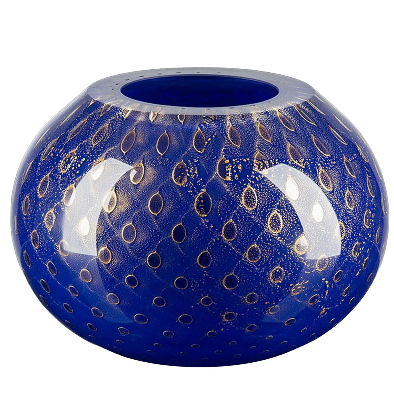 VGnewtrend Vaso Mocenigo Sfera oro e blu