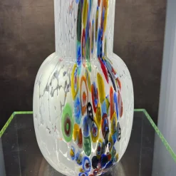 Officine di Murano 1295 Vaso Murrina bianco