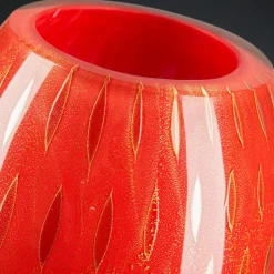 VGnewtrend Vaso ovale rosso Mocenigo