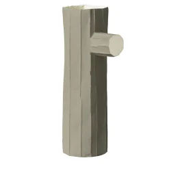 Paola Paronetto Vaso Pino Mono Corteccia D17/Tortora Chiaro