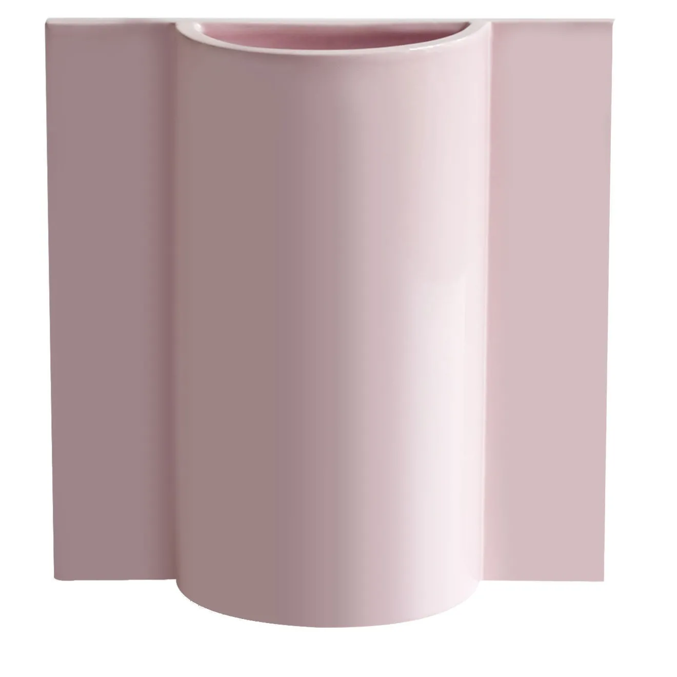 Sandro Lopez Milan Vaso Queen in ceramica rosa