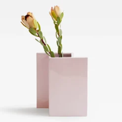 Sandro Lopez Milan Vaso Rook in ceramica rosa