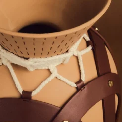 Rometti Vaso scultoreo in ceramica Golden Harvest per Borbonese by Sara Ricciardi