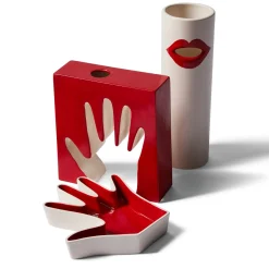 Cassina Vassoio Impronta rosso di Ico Parisi Vassoio